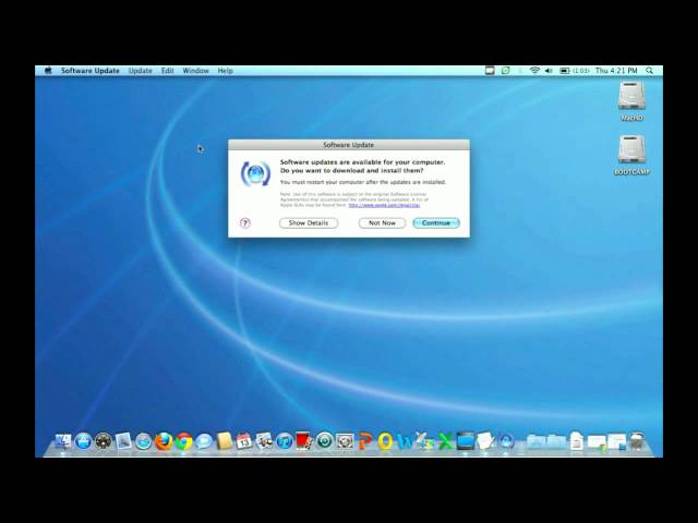 Tech Support: How to run a software update in Mac OS X