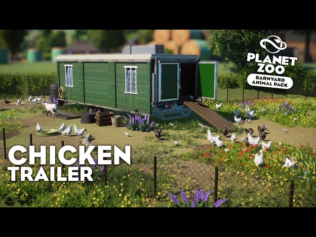VERY DETAILED CHICKEN Trailer - Speedbuild Planet Zoo Barnyard DLC