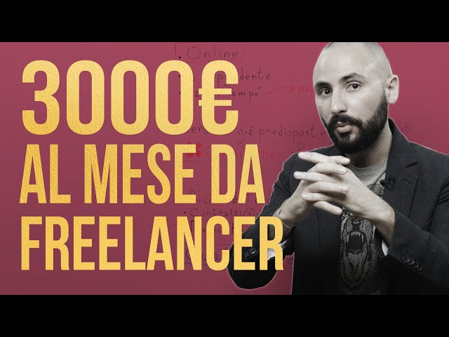 3000€ al mese da programmatore freelance (in pigiama)