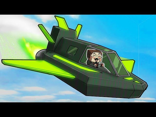 Minecraft - HACKER'S SUPERSONIC AIRCRAFT!