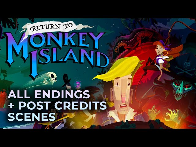 Return to Monkey Island - All Endings and Post Credit scenes