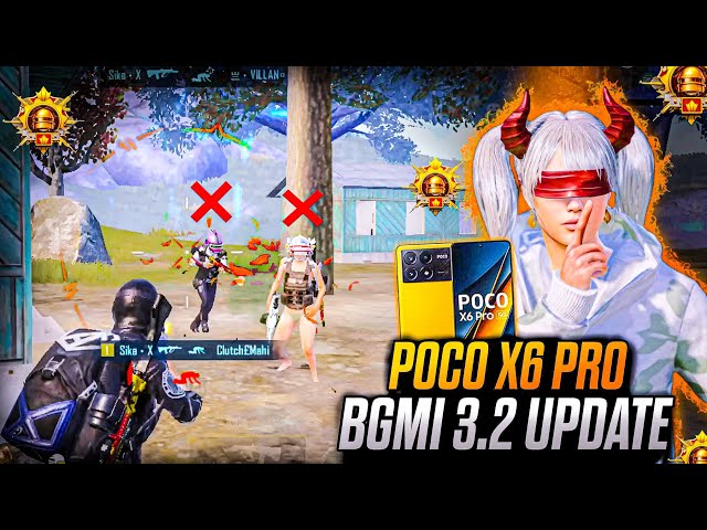 POCO X6 Pro Clutches in BGMI 3.2 Update 💀