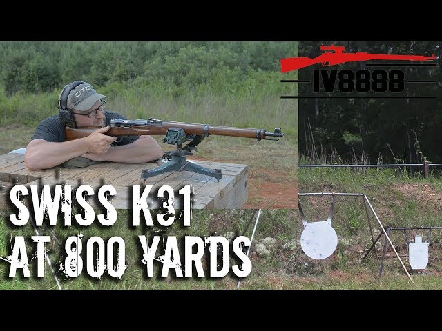 Swiss K31 at 800 Yards Open Sights