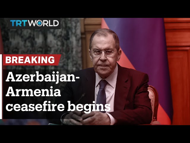 Ceasefire begins between Armenia and Azerbaijan after Russia brokered peace talk