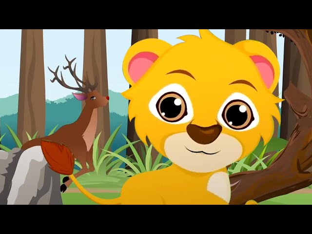 Baby Lion Song - Cartoon Video & Kindergarten Music