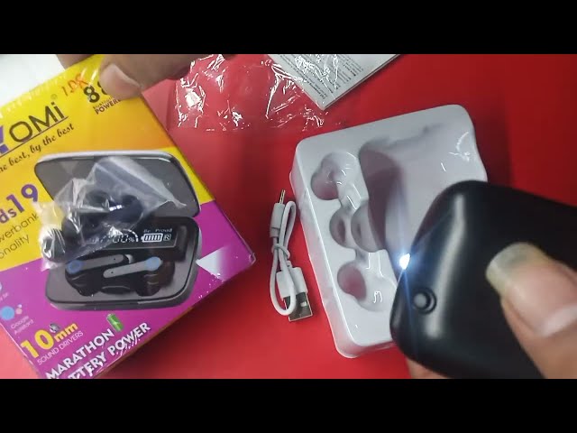 CYomi CyoBuds19 _Unboxing/Power Bank+Eardrop+ 🔦3in one Product 👌🥳 ||