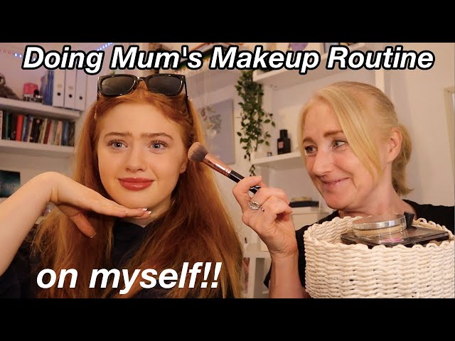 Doing my Mum’s Makeup Routine ON MYSELF!!  | Ruby Rose UK