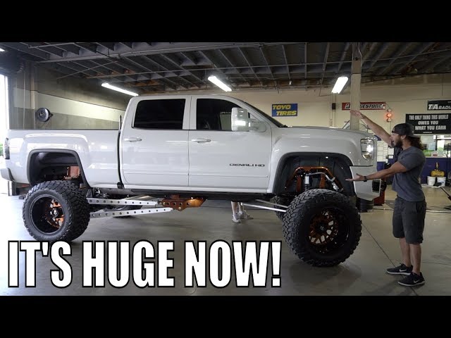 WE LIFTED MY TRUCK EVEN TALLER!