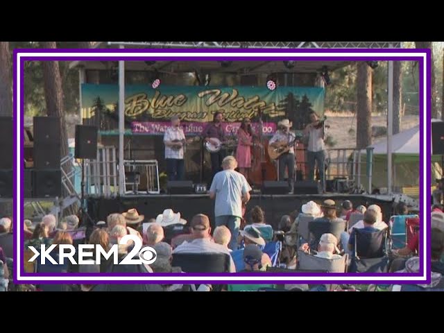 Annual Blue Waters Bluegrass Festival brings hundreds to Medical Lake's Waterfront Park