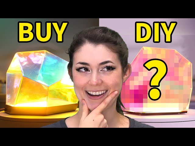 BUY vs DIY - Recreating a $200 Gem Lamp