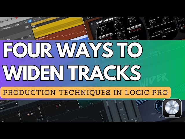 How To Widen Tracks In Logic Pro Or Any DAW (4 Ways)