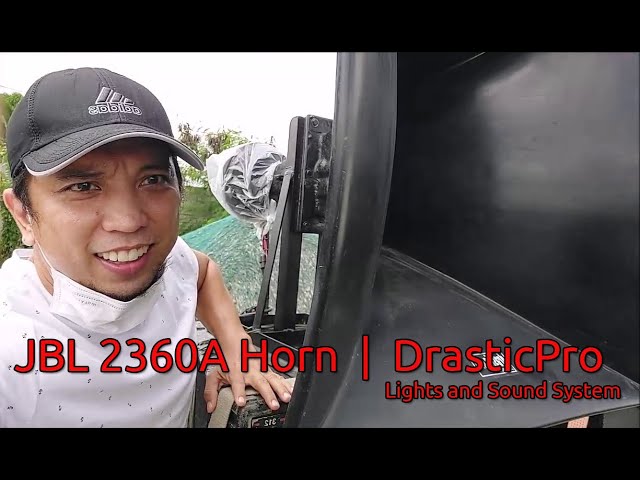 A closer look at JBL 2360 A horn | DrasticPro