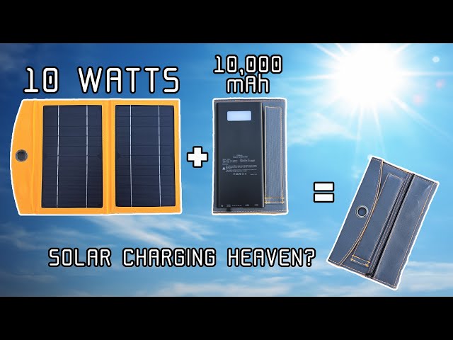 Luvknit 10W / 10,000mAh Solar Power Bank Review | A complete solar charging solution?