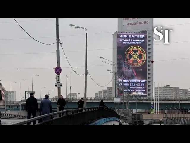 Russia’s Wagner group launches giant ad to recruit mercenaries for Ukraine war