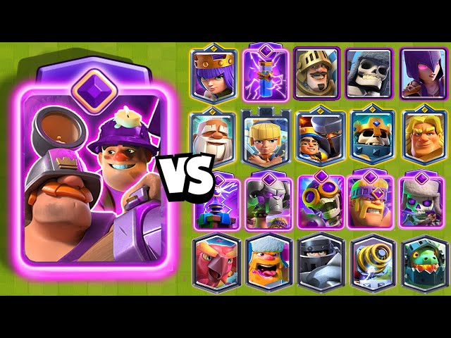 NEW DOUBLE MINER vs ALL CARDS | Clash Royale