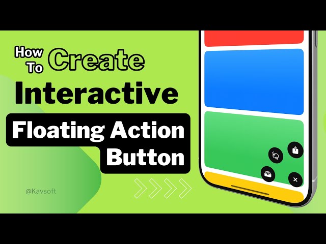 Let's Build Interactive Floating Action Button - SwiftUI