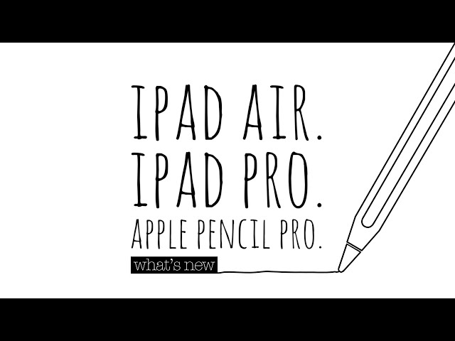 I'M BACK!  New iPads! A New Apple Pencil! // Apple Event Recap!