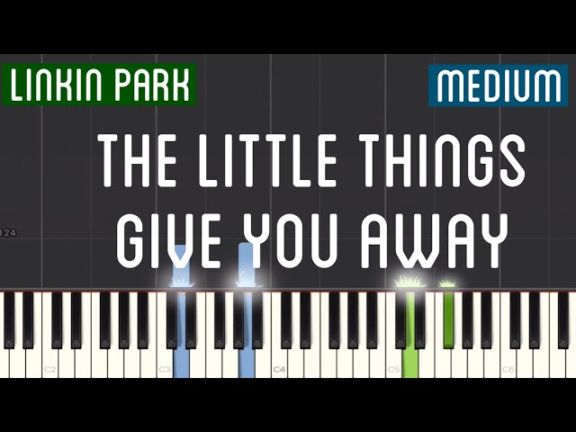 Linkin Park - The Little Things Give You Away Piano Tutorial | Medium