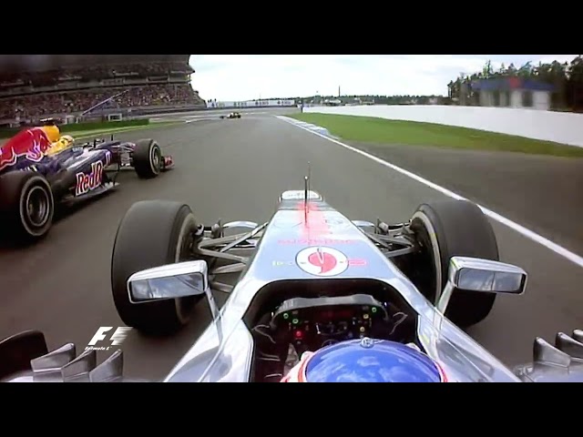 2012 Hockenheim GP Race - Button & Vettel