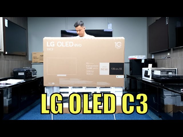LG OLED C3 Unboxing, Setup, TV and 4K Demo Videos