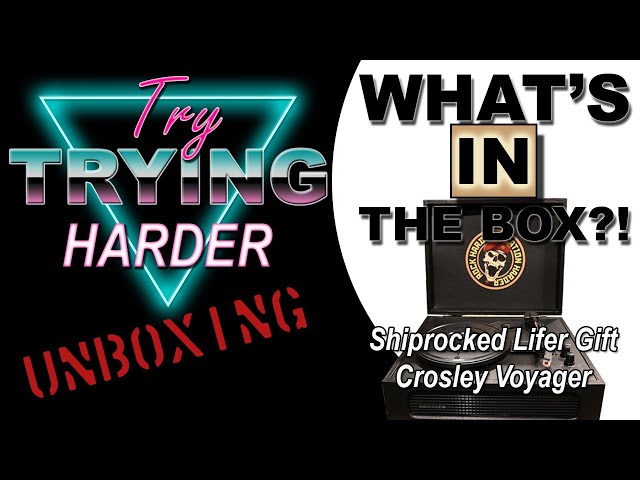 TTH Unboxing #7: Shiprocked 2023 Lifer Gift Crosley Voyager Record Player #unboxing #recordplayers