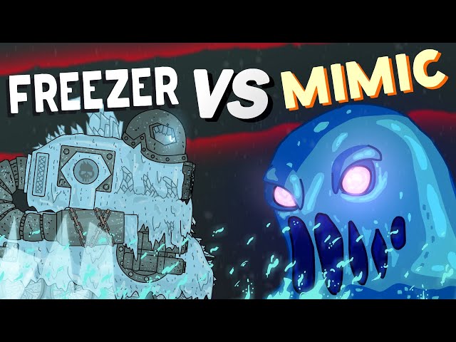 Gladiator battles : Freezer versus Mimic   Cartoons about tanks