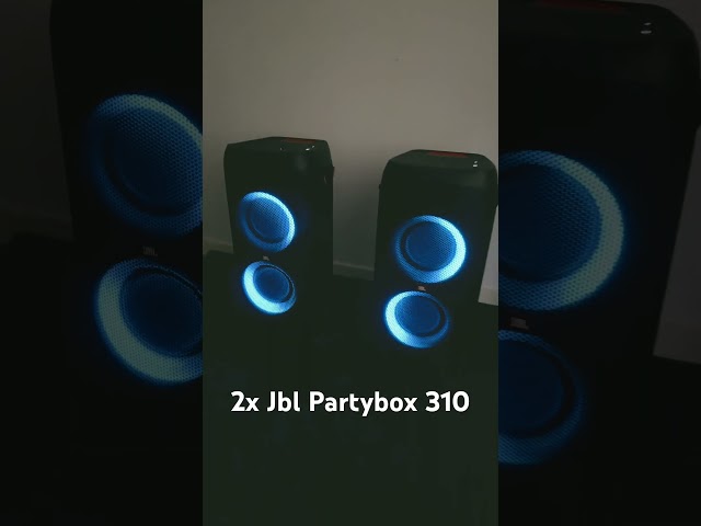 2x Jbl Partybox 310 Sound test #bass #jbl #jblspeaker #bassboosted