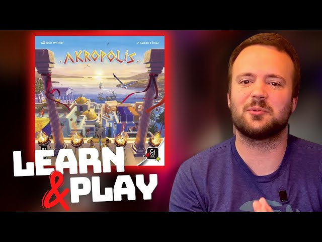 Akropolis Solo Mode How To Play & Playthrough!