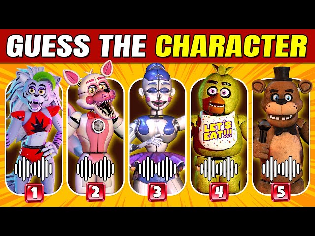 Guess The FNAF Character by Voice & Emoji - Fnaf Quiz| Five Nights At Freddys| Ballora, Freddy, Foxy