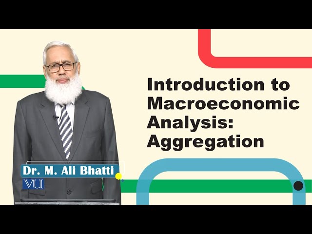 Introduction to Macroeconomic Analysis: Aggregation | Macroeconomic Analysis | ECO616_Topic001