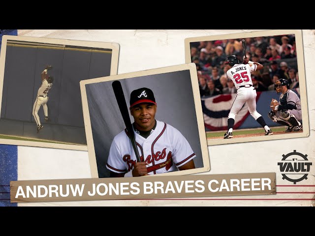 Andruw Jones had an INCREDIBLE career with the Atlanta Braves! STAR outfielder was AMAZING in center