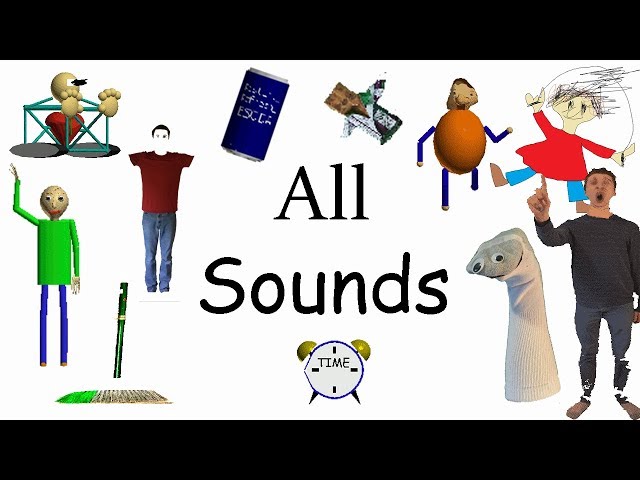 All Sounds | Gamefiles Decompiled (v1.3) | Baldi's Basics in Education and Learning