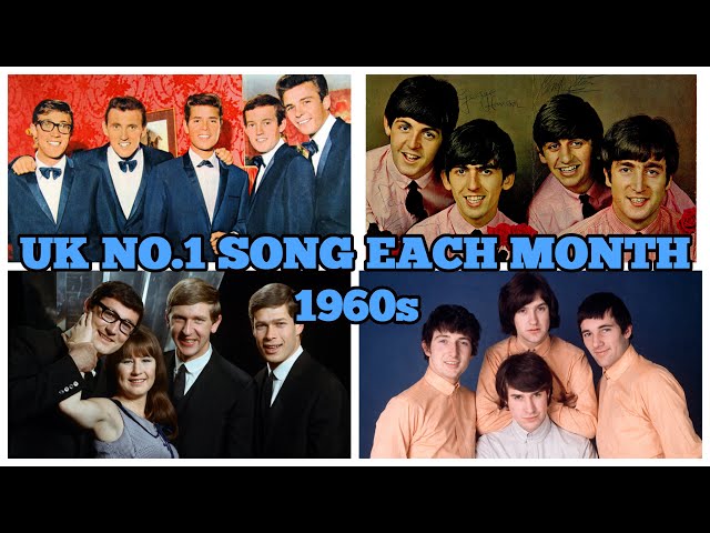 Most Popular Song in the UK Each Month of the '60s