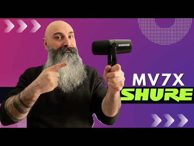 SHURE MV7X: Best Podcast Microphone in Untreated Environments