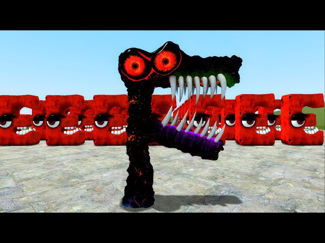 I PLAYING AS F NIGHTMARE ALPHABET LORE in Garry's Mod