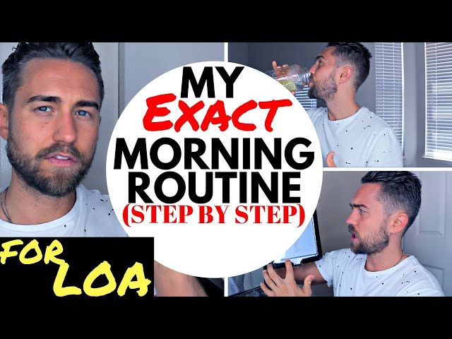 My Morning Routine for the Law of Attraction (MOST POWERFUL MORNING ROUTINE)