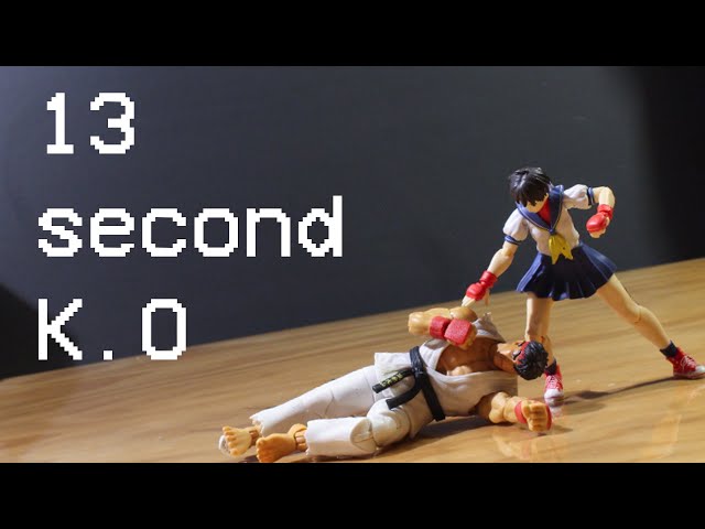 The 13 second K.O | a famous knockout made into stop motion