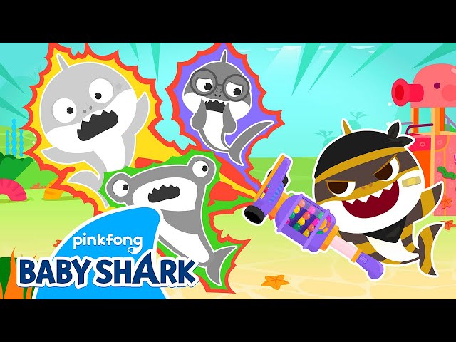 [✨NEW] Thief Baby Shark Has Stolen Our Colors! | Baby Shark at Kindergarten | Baby Shark Official