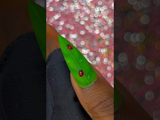 Bug nails anyone🐞🐞 👀👀 #softgel