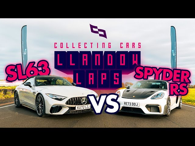 Mercedes-AMG SL63 vs Porsche Spyder RS | Chris Harris Presents Llandow Laps