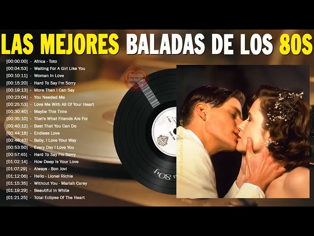 Balada Romantica En Ingles De Los 80 y 90 - Romanticas Viejitas En Ingles 80's #910