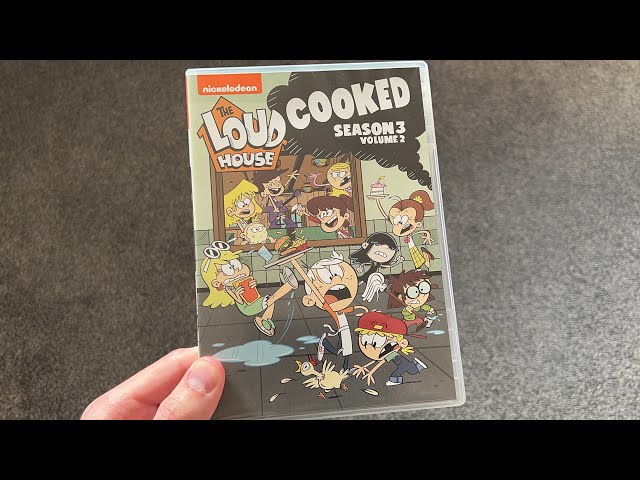 The Loud House: Cooked Season 3 Volume 2 DVD Unboxing Nickelodeon