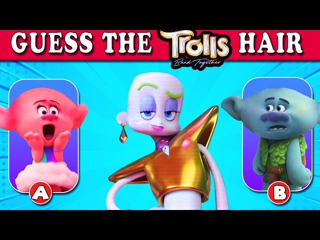 Guess Trolls Band Together character by Hair | Who Have The Best Hair? @IQQuiz8