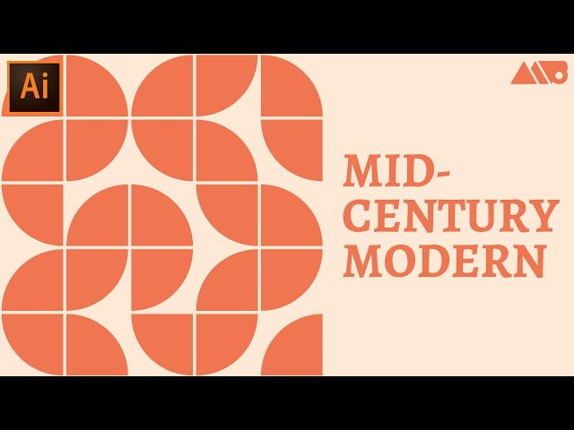 How to Make a Mid-Century Modern Pattern in Adobe Illustrator Tutorial