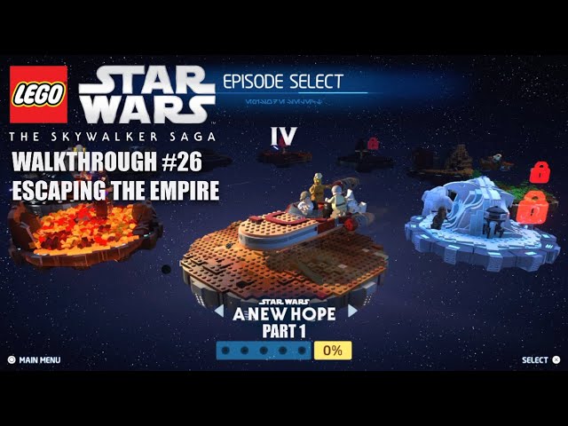 LEGO Star Wars The Skywalker Saga Walkthrough #26 | A New Hope Part 1 | Escaping The Empire