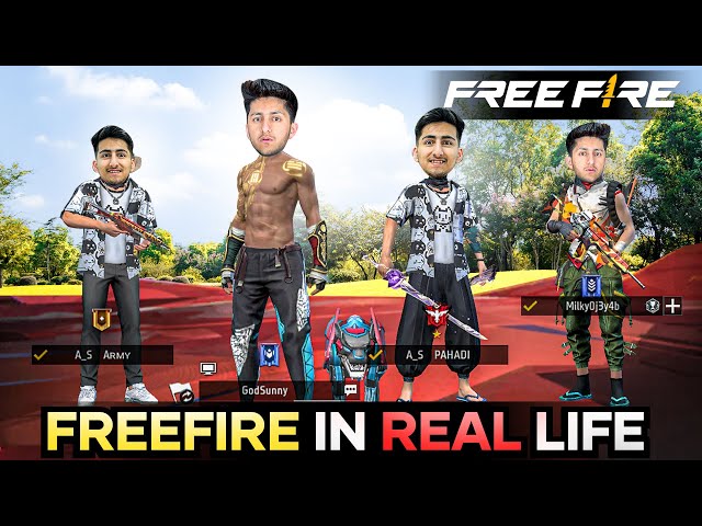 FREE FIRE IN REAL LIFE 😂