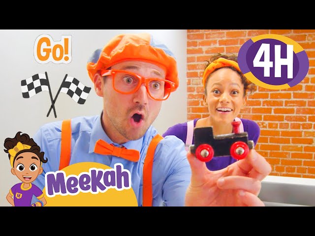Blippi and Meekah Visit a Children's Playground! | 4 HOURS OF MEEKAH! | Educational Videos for Kids