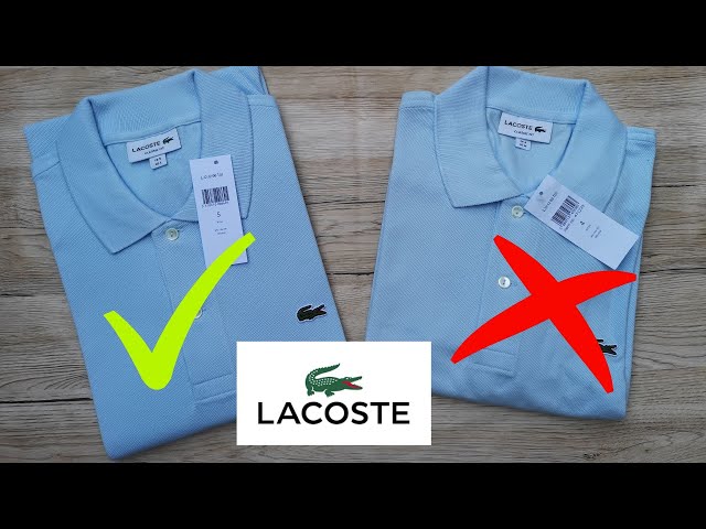 How to spot a fake Lacoste Polo Shirt | Real vs Fake | Mens Polo Shirts