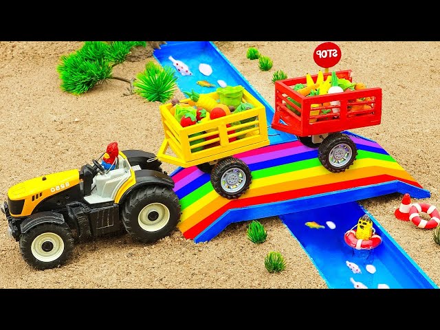 Diy tractor mini Bulldozer to making concrete road | Construction Vehicles, Road Roller #22