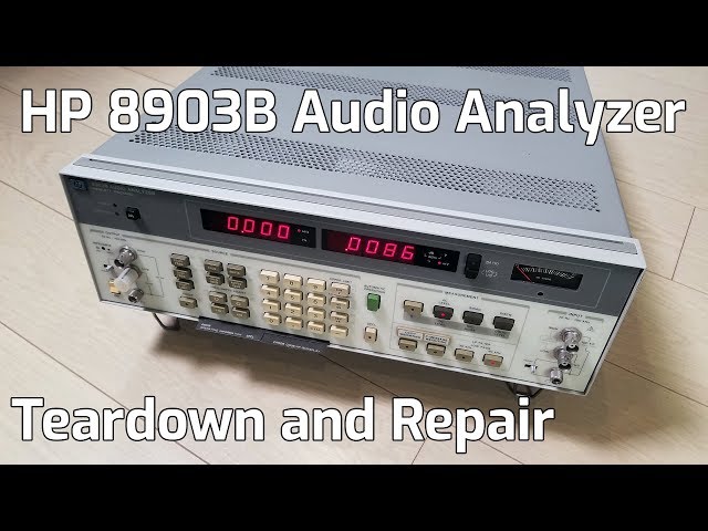 HP 8903B Audio Analyzer Teardown